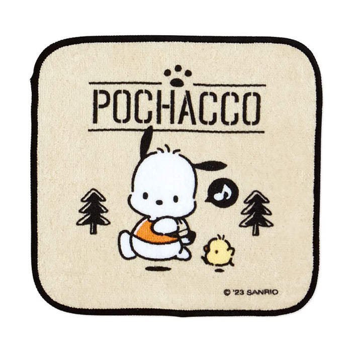 Lot de 4 serviettes pour enfants Sanrio Pochacco Petit - Serviettes douces et absorbantes