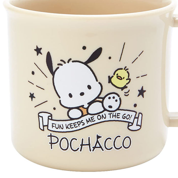 Sanrio Pochacco Plastikbecher für Kinder, 742686, langlebiges und süßes Design