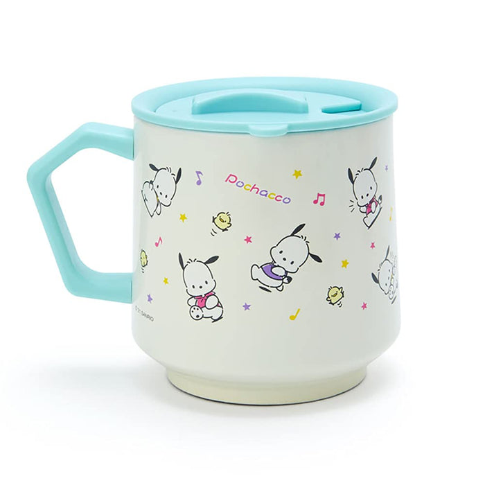 Tasse en acier inoxydable avec couvercle Sanrio Pochacco - Durable et élégante