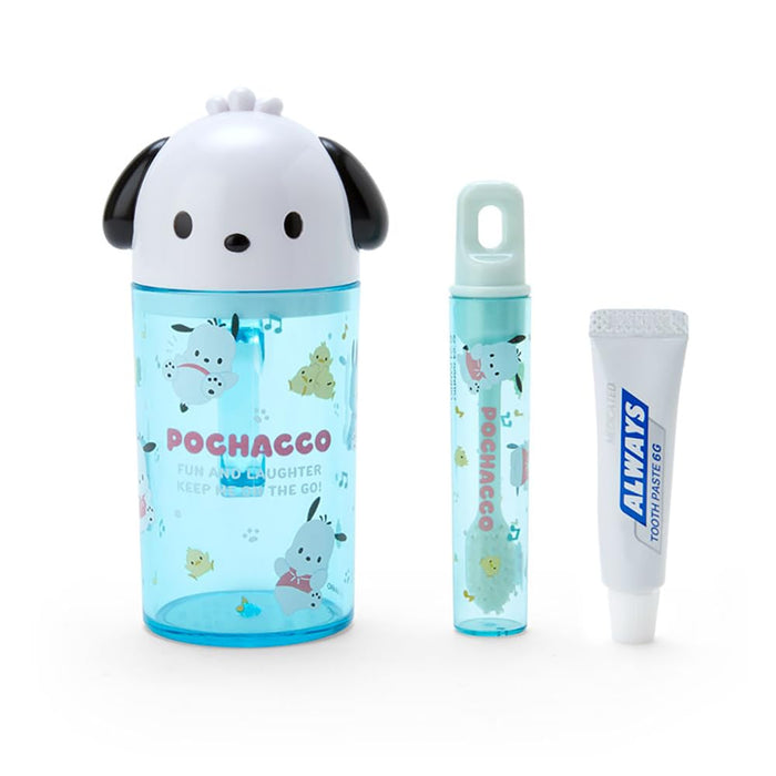 Sanrio Pochacco Toothbrush and Cup Set 12x7x5 cm Character Design