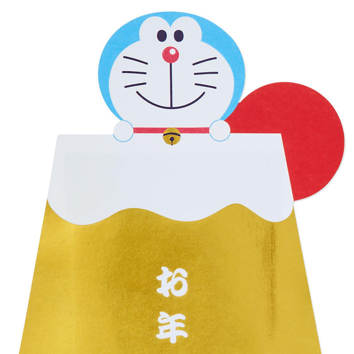 Sanrio Pochi Envelope Doraemon Gold Foil Mt. Fuji New Year's Gift 176419