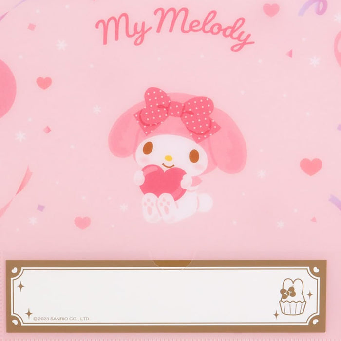 Sanrio My Melody Pocket File 20x28cm Character Organizer