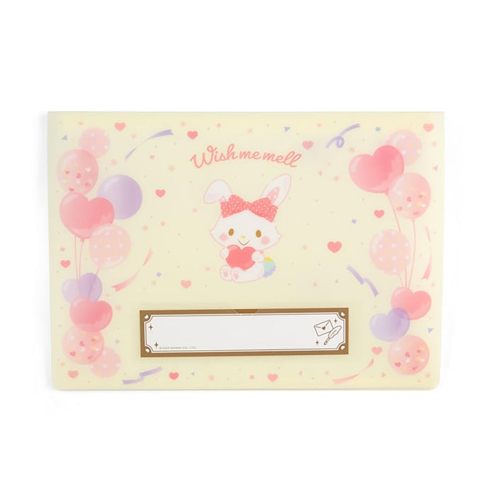 Pochette de rangement Sanrio Wish Me Mell 20 x 28 cm - Organiseur de personnages mignons