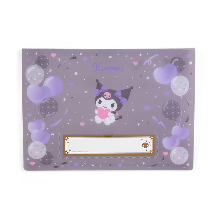 Classeur de poche Sanrio Kuromi 20 x 28 cm Organiseur de bureau