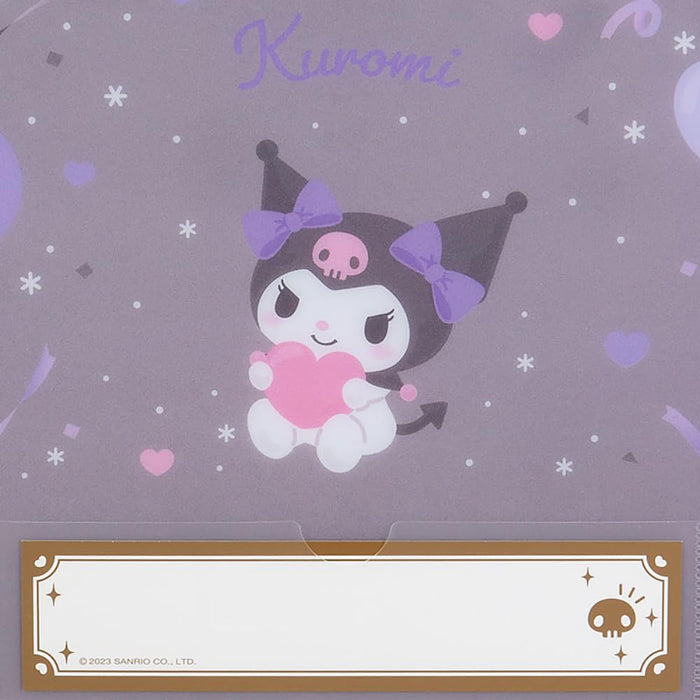 Classeur de poche Sanrio Kuromi 20 x 28 cm Organiseur de bureau