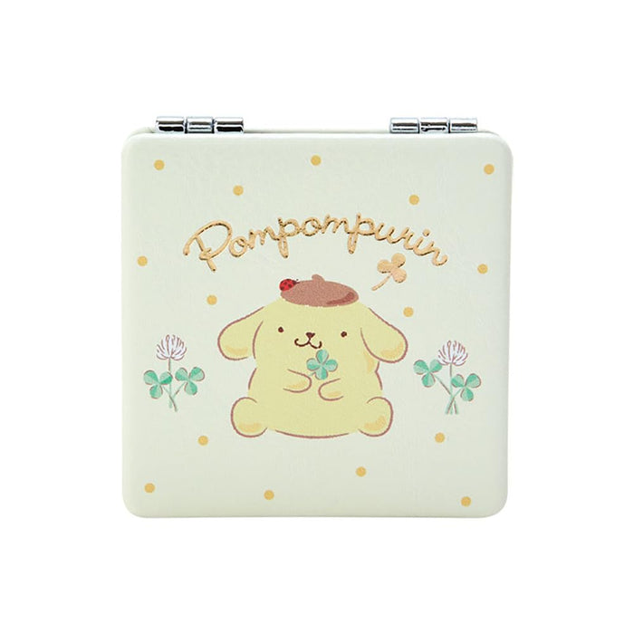 Sanrio Pompompurin Pocket Mirror Compact 6x6x0.9cm - New Life Accessory