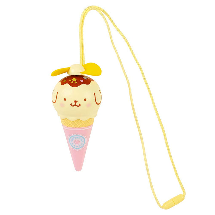 Ventilateur portable en forme de glace Sanrio Pom Pom Purin pour le refroidissement