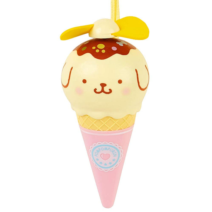 Ventilateur portable en forme de glace Sanrio Pom Pom Purin pour le refroidissement