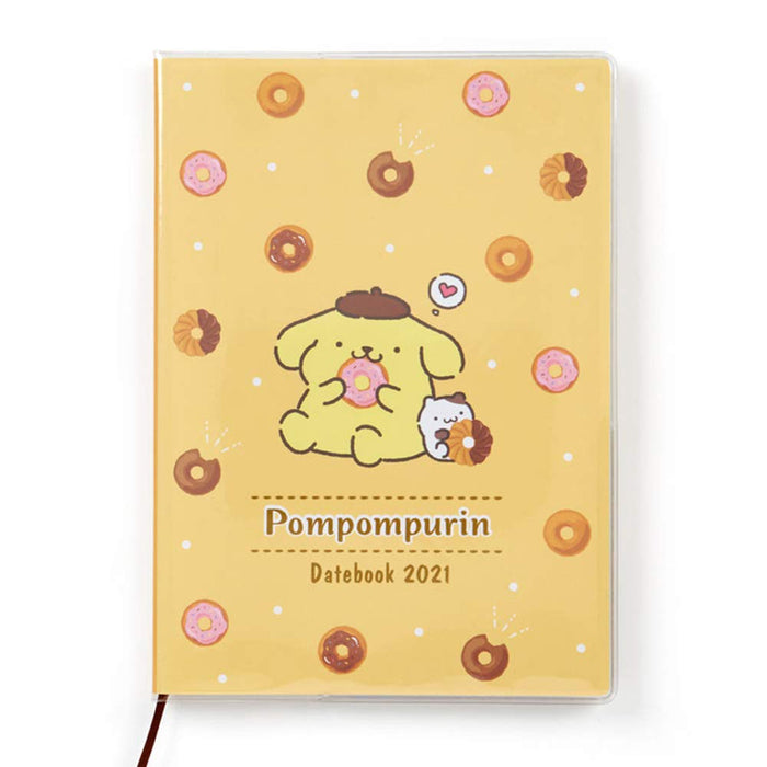 Carnet de rendez-vous Sanrio Pompompurin B6 2021 - Adorable agenda pour tous les âges