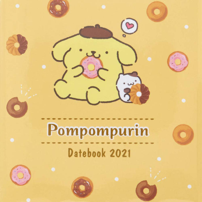 Carnet de rendez-vous Sanrio Pompompurin B6 2021 - Adorable agenda pour tous les âges