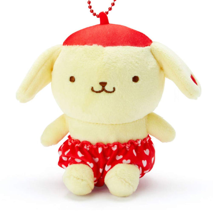 Porte-mascotte rouge Sanrio Pompompurin Série de produits préférés de Tokimeki