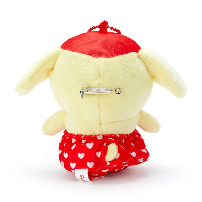 Porte-mascotte rouge Sanrio Pompompurin Série de produits préférés de Tokimeki