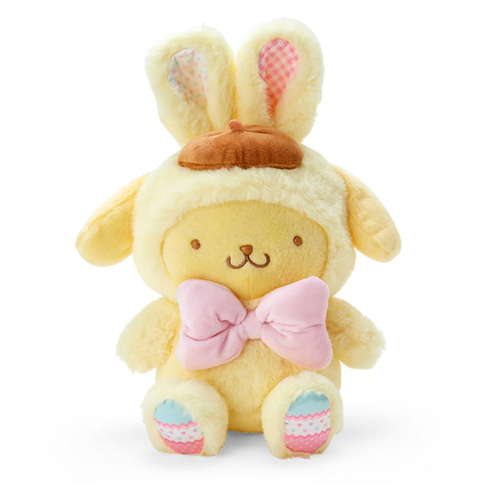 Sanrio Pompompurin Easter Rabbit Plush 27cm - Soft Toy for Kids and Fans