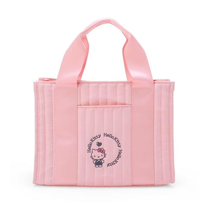 Sac fourre-tout matelassé Hello Kitty de Sanrio, taille moyenne, 46 x 12,5 x 28 cm