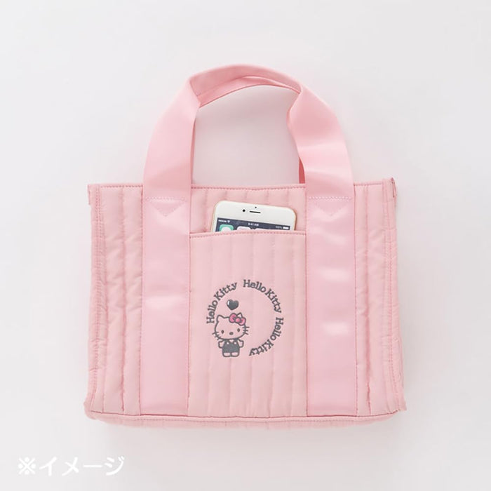 Sac fourre-tout matelassé Hello Kitty de Sanrio, taille moyenne, 46 x 12,5 x 28 cm