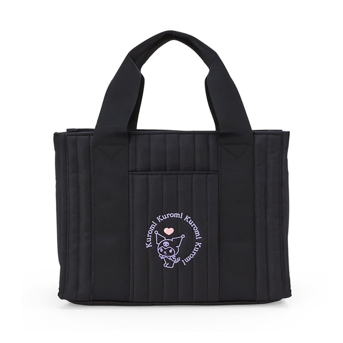 Sac fourre-tout matelassé Sanrio Kuromi taille moyenne 46 x 12,5 x 28 cm