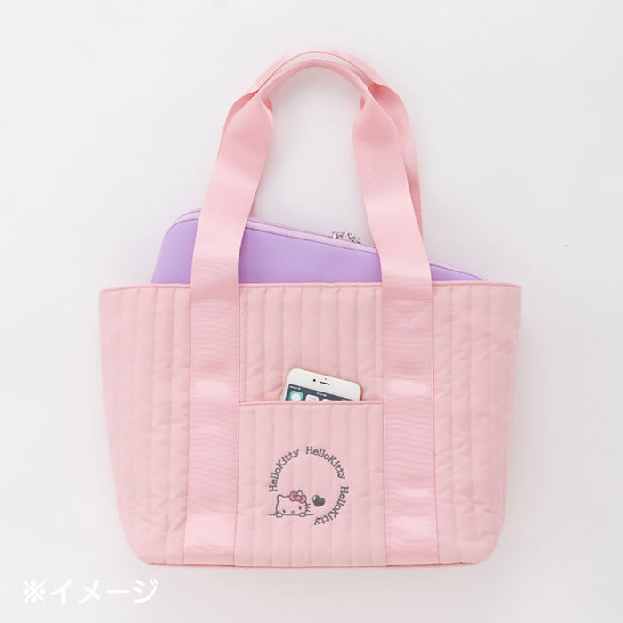 Sac fourre-tout matelassé Sanrio S Pochacco 28,5 x 10 x 21 cm Élégant et durable