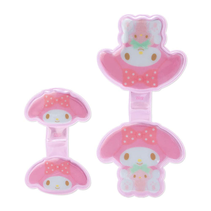 Lot de 2 clips réflecteurs Sanrio My Melody, aimant rose