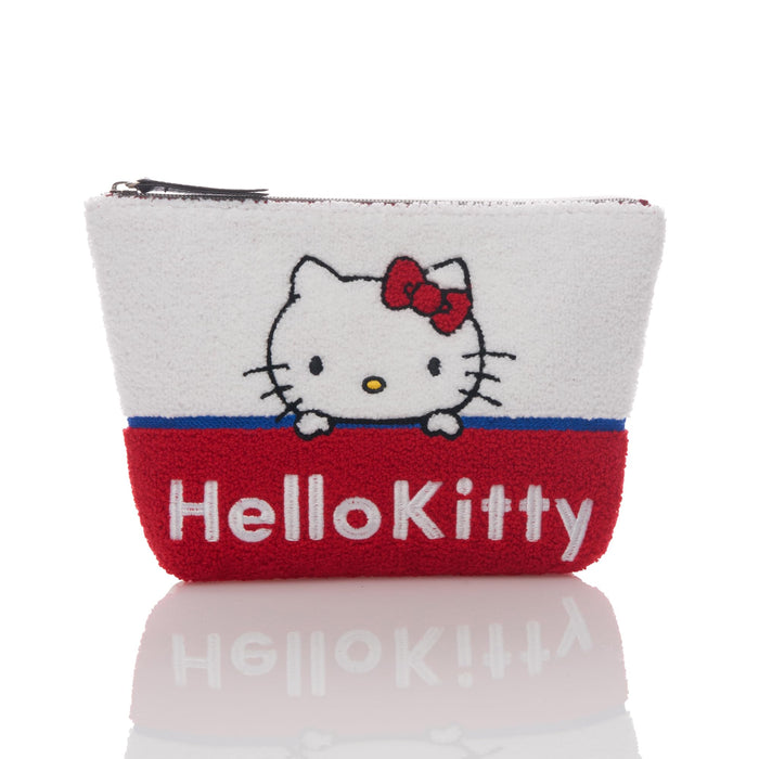 Trousse de maquillage compacte Hello Kitty blanche Sanrio Sagara Pouch