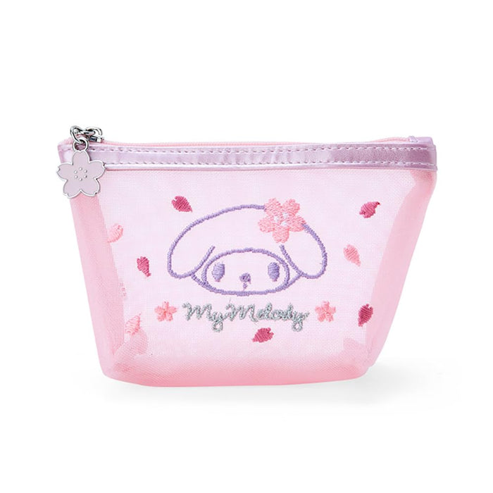 Pochette en filet My Melody de Sanrio Sakura Design Series 9 x 15 x 5 cm