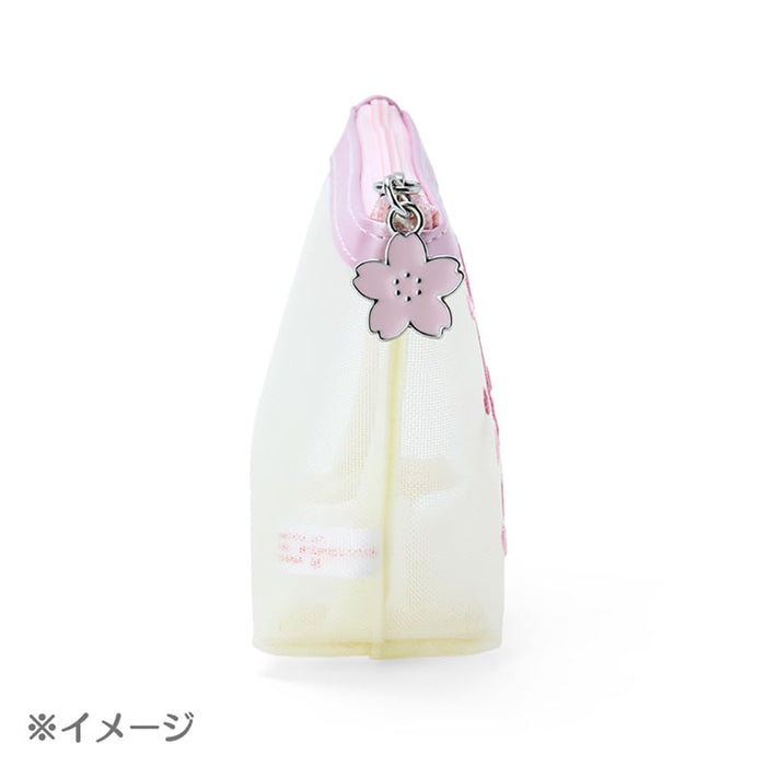 Sanrio Sakura Design Series - My Melody Mesh Pouch 9x15x5 Cm