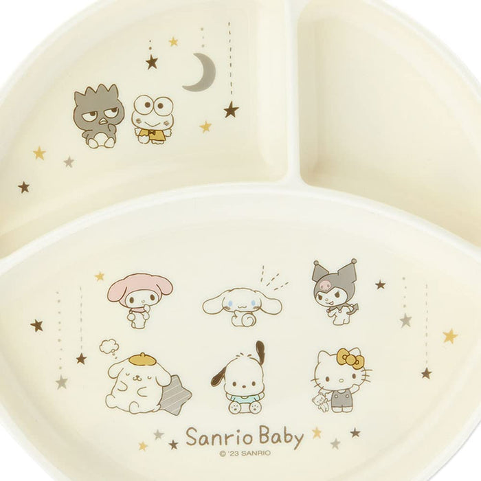 Assiette à déjeuner pour enfants Sanrio Baby Characters Plateau à repas durable 693685