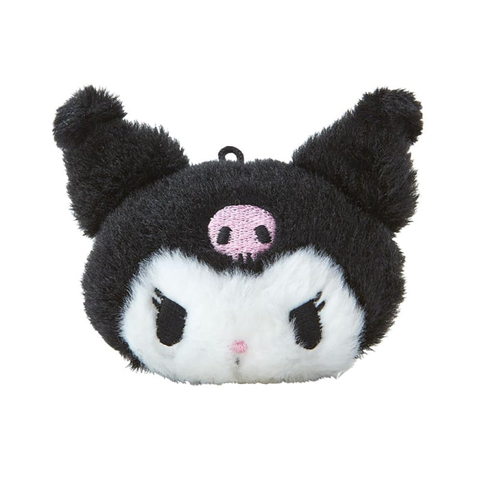 Sanrio-Maskottchen-Halter 3D Kuromi, transparent und prall, 7 x 8 x 5 cm, Charakter-Hülle