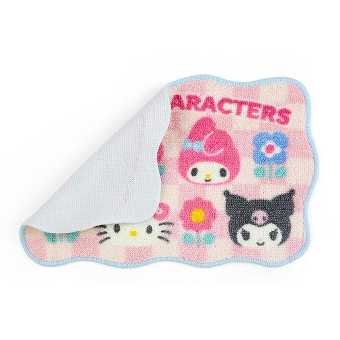 Sanrio Characters Mini Room Mat Pastel Checker 35x55cm