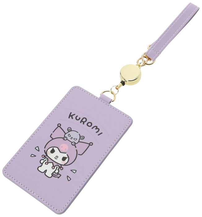 Étui pour passeport violet Sanrio Kuromi pour femme - Personnages Sanrio Ku-Pas01