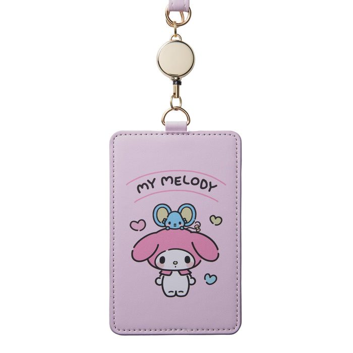 Étui pour pass My Melody rose clair pour femme de Sanrio | Personnages Sanrio MM-PAS01