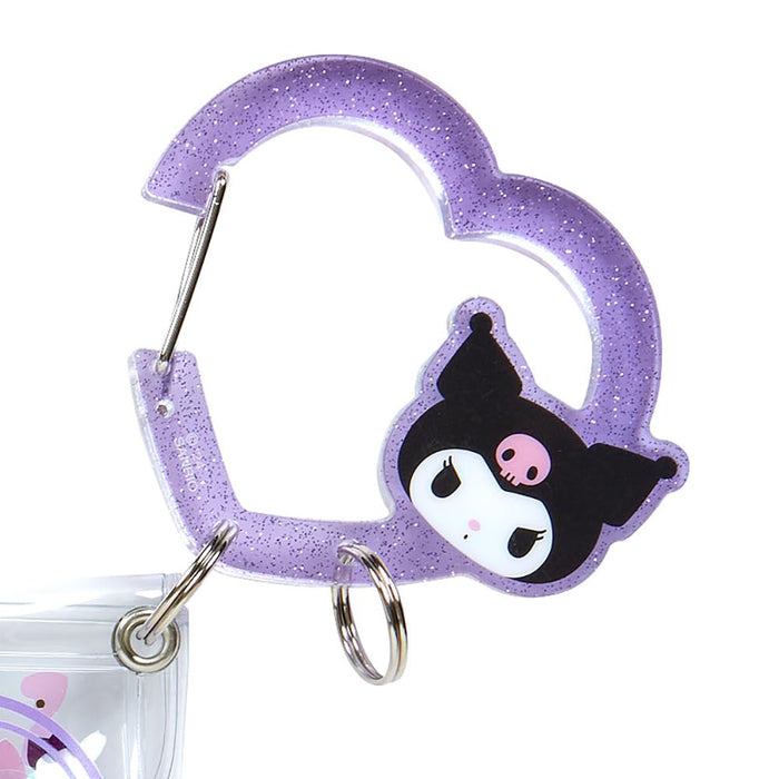 Pochette transparente avec mousqueton Sanrio Kuromi Série Cœurs colorés Édition Grand Prix