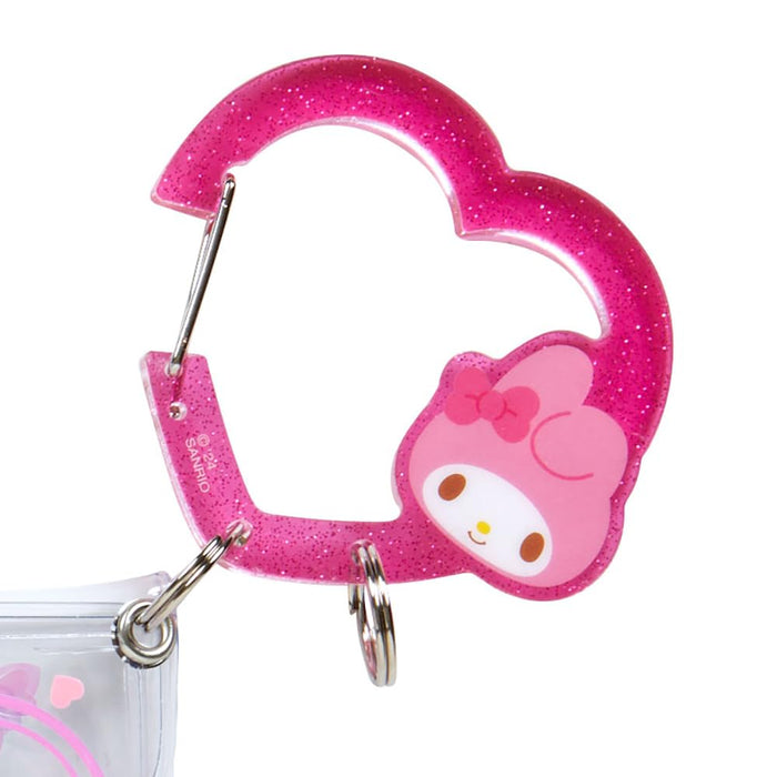 Sanrio Transparenter Beutel mit Karabiner My Melody Colourful Heart Serie 3. Ausgabe