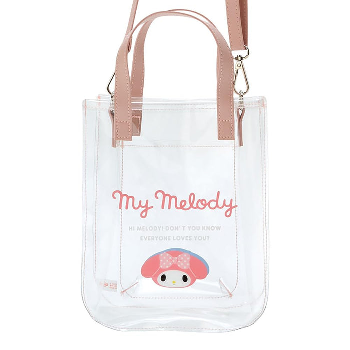 Sac à bandoulière transparent Sanrio My Melody 21x17x7,5 cm Sac personnage