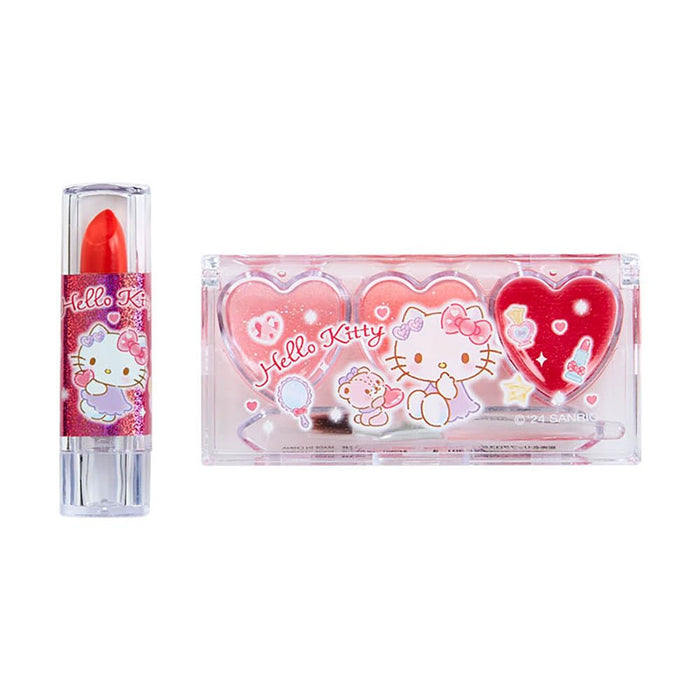 Coffret rouge à lèvres et gloss colorés Hello Kitty de Sanrio - 844080