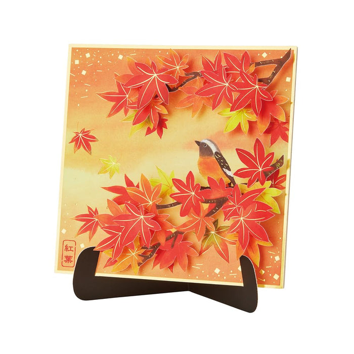 Sanrio Message Card Autumn Leaves Shikishi Greeting Card 844349