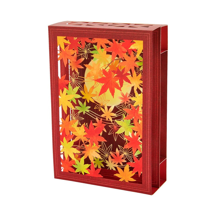 Sanrio Autumn Leaves Laser Cut Message Card in Box - Perfect for Fall Greetings