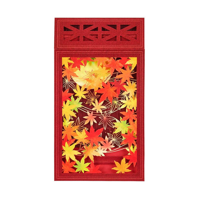 Sanrio Autumn Leaves Laser Cut Message Card in Box - Perfect for Fall Greetings