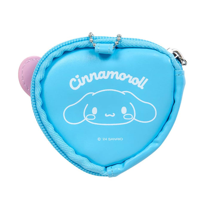 Sanrio Cinnamoroll Mini Pouch with Badge - Colorful Heart Series 3rd Edition