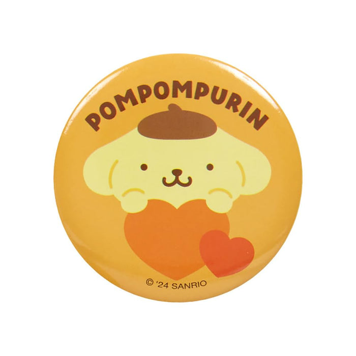 Mini pochette Pompompurin de Sanrio avec badge Série Cœur coloré 3e édition