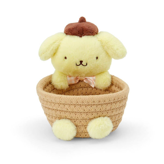 Sanrio Rope Basket with Mascot Pompompurin Storage 886149