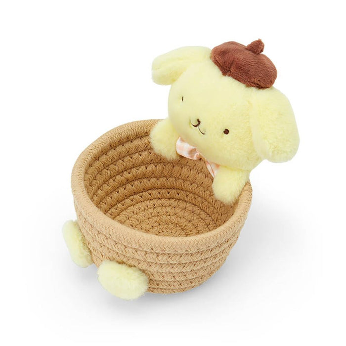 Sanrio Rope Basket with Mascot Pompompurin Storage 886149