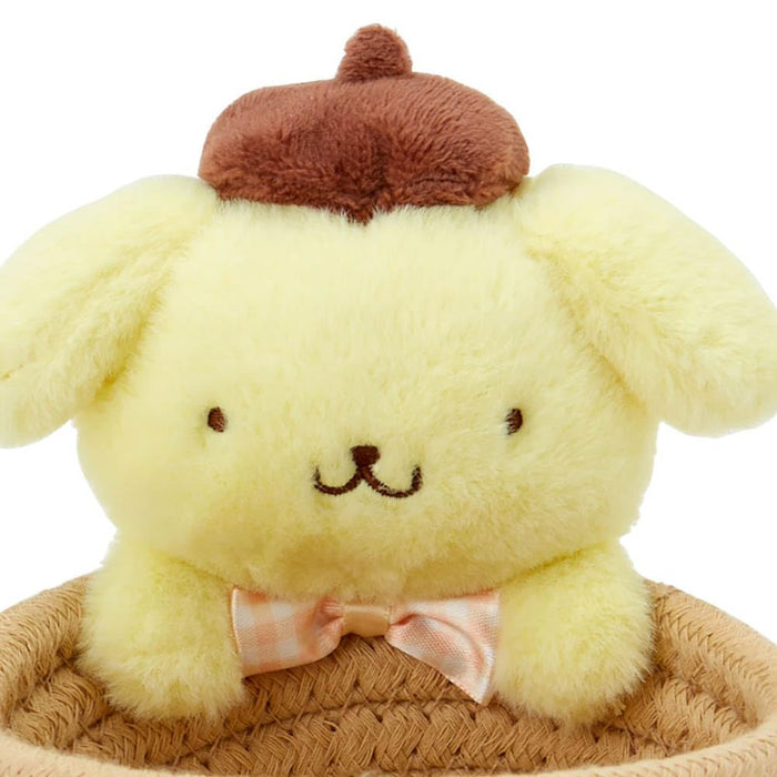 Sanrio Rope Basket with Mascot Pompompurin Storage 886149