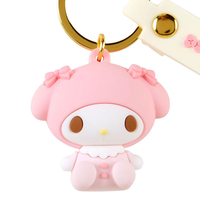 Porte-clés 3D My Melody de Sanrio 4 cm x 4,4 cm x 2,9 cm