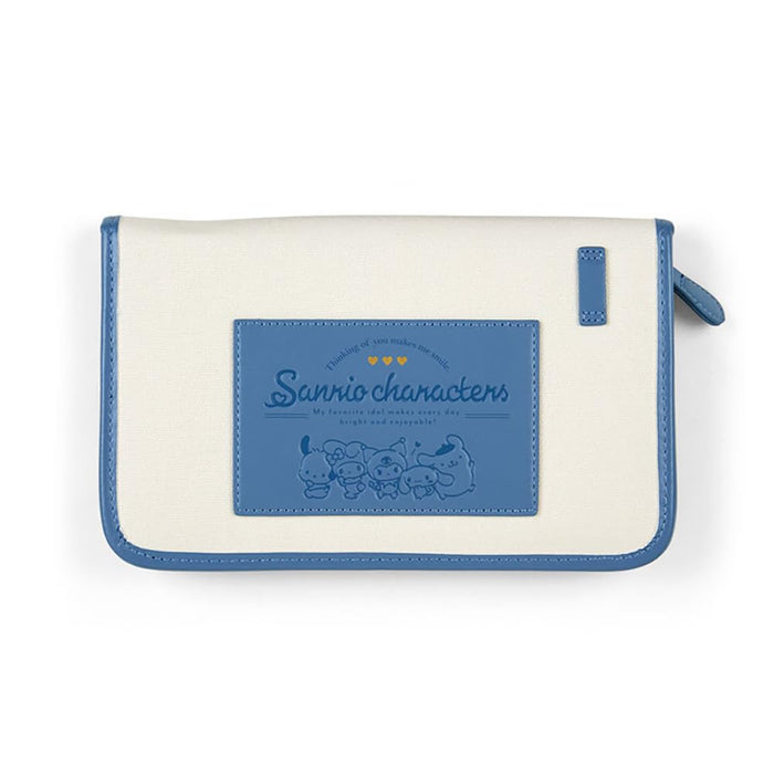 Pochette multi-personnages Sanrio Enjoy Idol Blue 048780 Rangement pratique