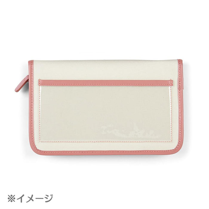 Pochette multi-poches pour personnages Sanrio, organiseur portable Enjoy Idol, couleur charbon