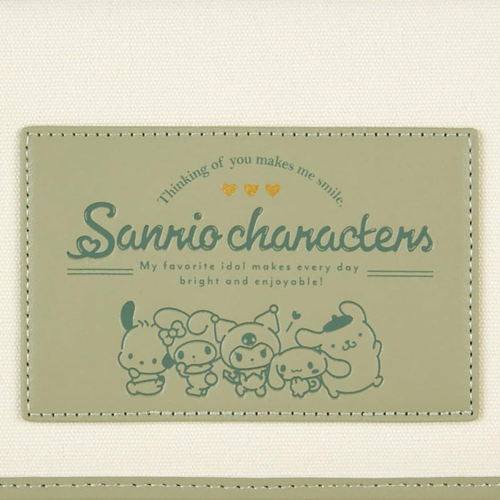 Sanrio Characters Multi Pouch Green Enjoy Idol Storage Bag