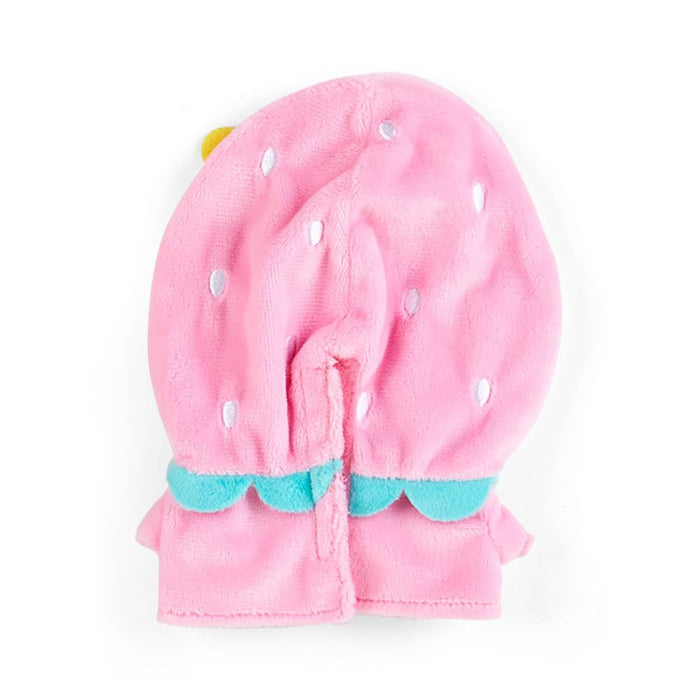 Sanrio Dress-Up Hoodie für Pitatto Friends - Erdbeere 17x11cm