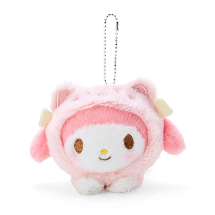 Porte-mascotte My Melody de la série Love Cat de Sanrio - Personnage 10x11,5x9,5 cm