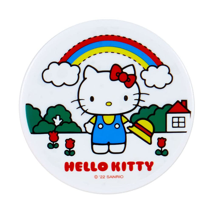 Miroir Hello Kitty Sanrio avec étui en vinyle et peigne 8,5 x 1,2 x 8,2 cm