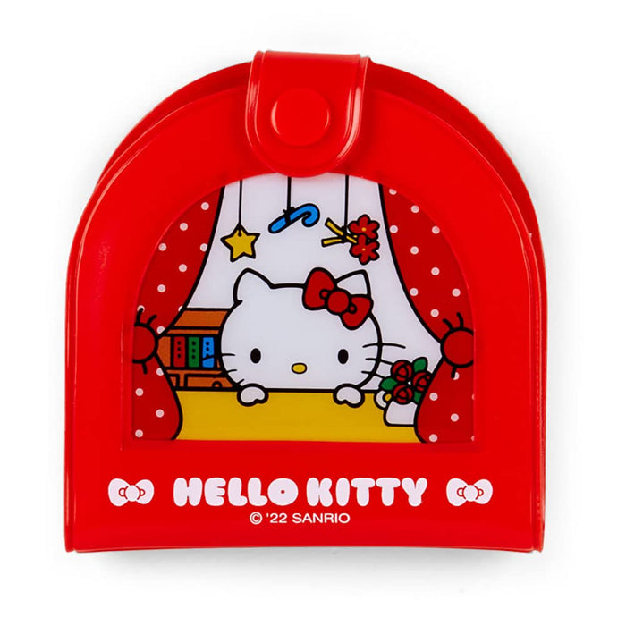 Sanrio Hello Kitty Spiegel mit Vinylhülle und Kamm 8,5 x 1,2 x 8,2 cm